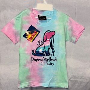 Sunsations Kids Tie-Dye Short Sleeve Tee - Pink, Blue, Green